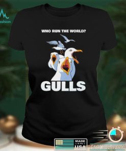 Who run the World Gulls art shirt