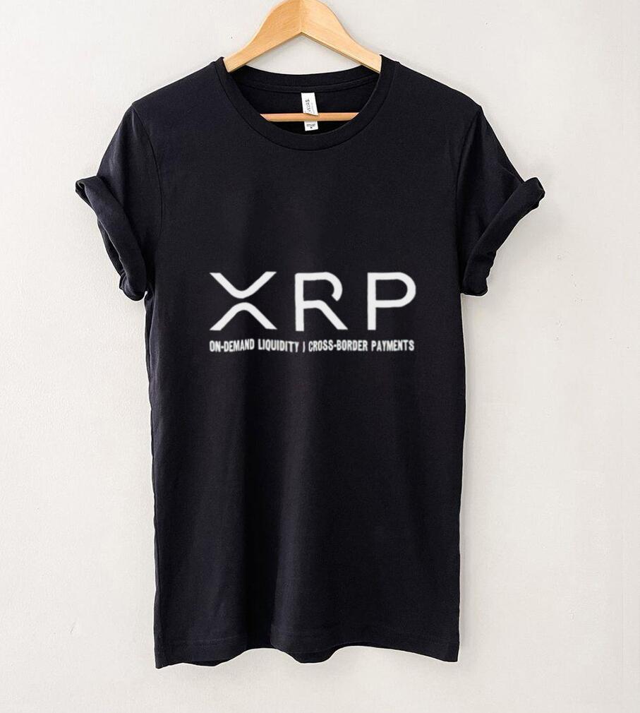 XRP on demand liquidity cross border logo shirt XRP on demand liquidity cross border logo shirt