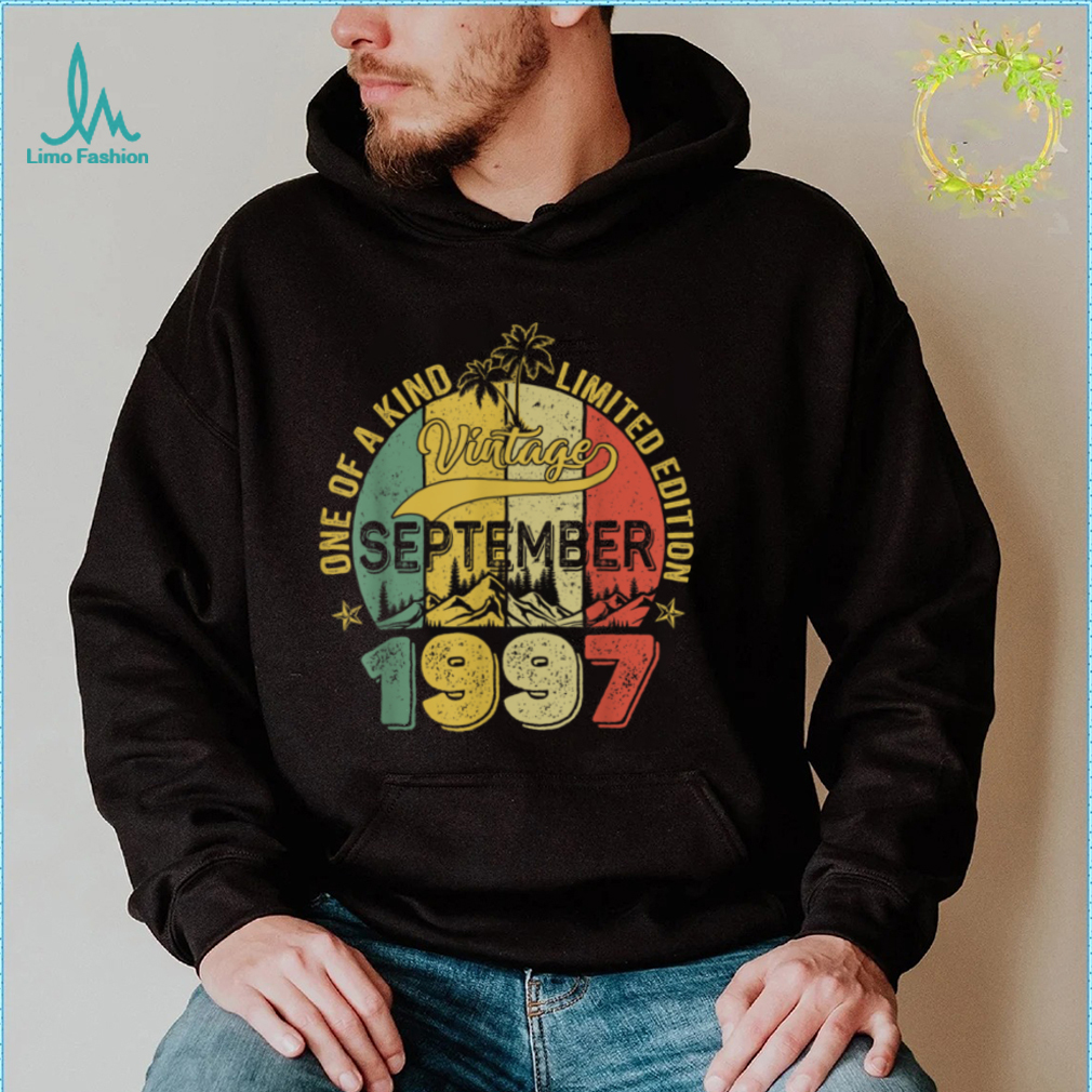 25 Years Old Gift 25th Birthday Awesome Since September 1997 T Shirt 25 Years Old Gift 25th Birthday Awesome Since September 1997 T Shirt