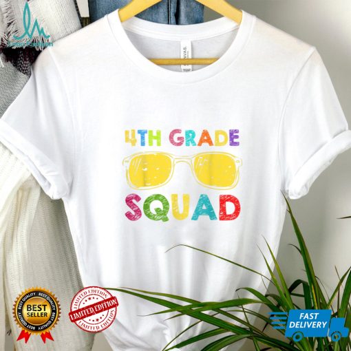 4th Grade Squad Fourth Teacher Student Team Back To School T Shirt 2