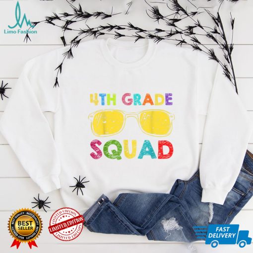 4th Grade Squad Fourth Teacher Student Team Back To School T Shirt 2