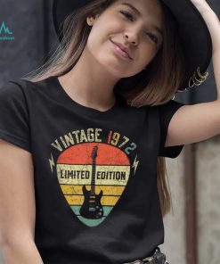 50 Years Old Vintage 1972 Limited Edition 50th Birthday T Shirt