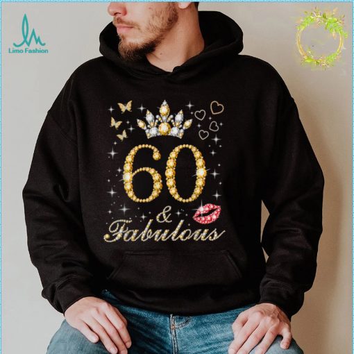 60 Years Old Gifts 60 & Fabulous Since 1962 60th Birthday T Shirt