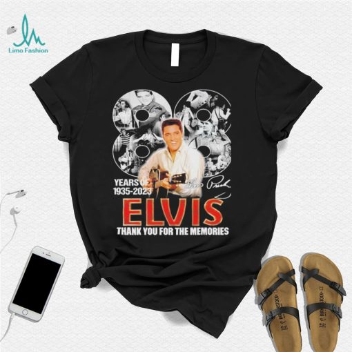 88 Years Of 1935 2023 Elvis Thank You For The Memories Signatures Shirt