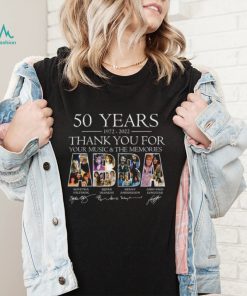 ABBA Band Signed 50 Years 1972 2022 Thank You For Your Music & The Memories Shirt