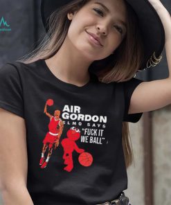 Air Gordon Elmo says fuck it we ball basketball shirt