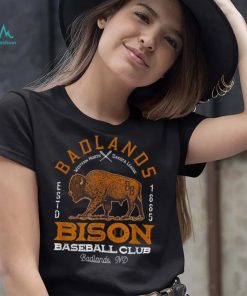 American Bison Baseball Retro Minor League Baseball Team T Shirt