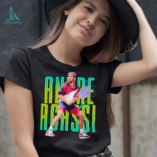 Andre Agassi tennis player shirt