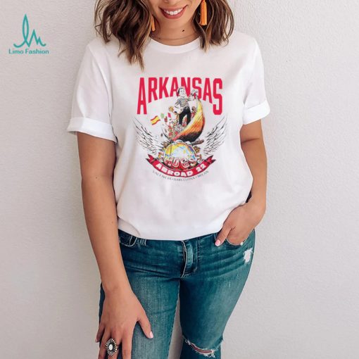 Arkansas Hogs abroad 22 funny T shirt