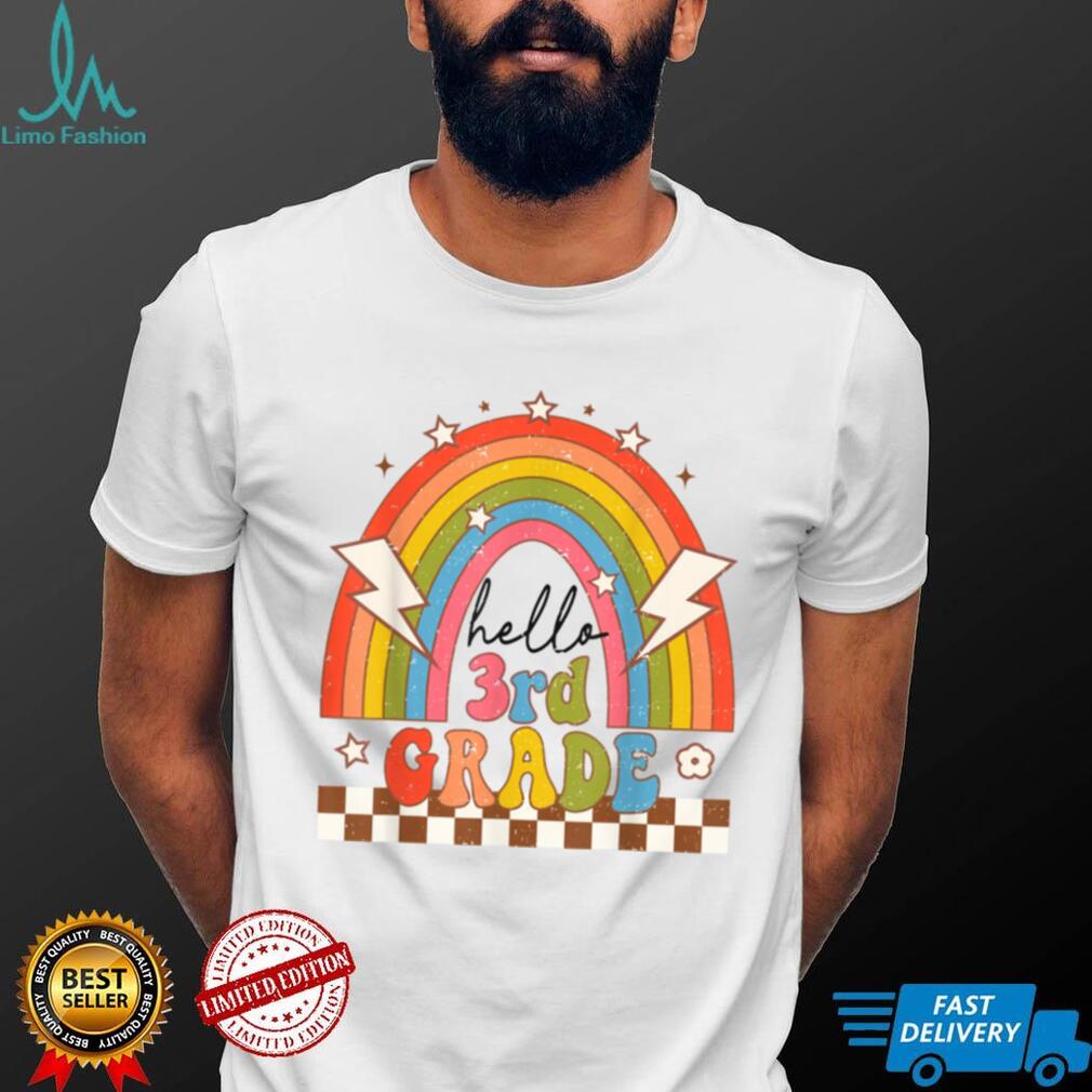 Back To School Hello Third Grade Teacher Retro Rainbow T Shirt Copy (2) Back To School Hello Third Grade Teacher Retro Rainbow T Shirt Copy (2)