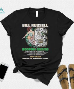 Bill Russell 1934 2022 Thank You For The Memories, Legend Signatures Shirt