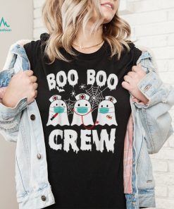 Boo Boo Crew Funny Nurse Halloween Ghost Costume Matching T Shirt