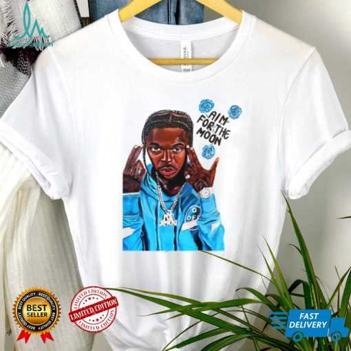 Boy With Blue Jackets Aim For The Moon 21 Savage Rap Hip Hop shirt