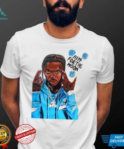 Boy With Blue Jackets Aim For The Moon 21 Savage Rap Hip Hop shirt