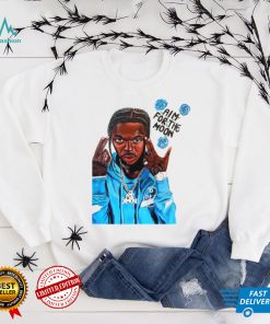 Boy With Blue Jackets Aim For The Moon 21 Savage Rap Hip Hop shirt