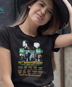 Breaking Bad 14th Anniversary 2008 2022 Thank You For The Memories Signatures Shirt
