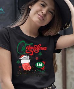 Cat Christmas in september funny awesome design for family T Shirt