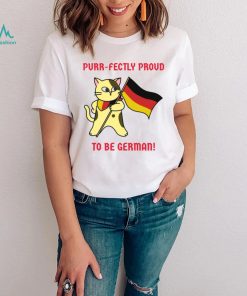 Cat with Germany flag Purr fectly proud to be German shirt