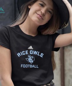 Coach Marco Regalado wearing Rice Owls football shirt