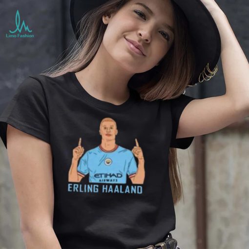 Congratulations On Erling Haaland Goal Manchester City Art Style T Shirt