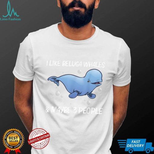 Cool Beluga Whale For Men Women Orca Whales Save The Ocean T Shirt