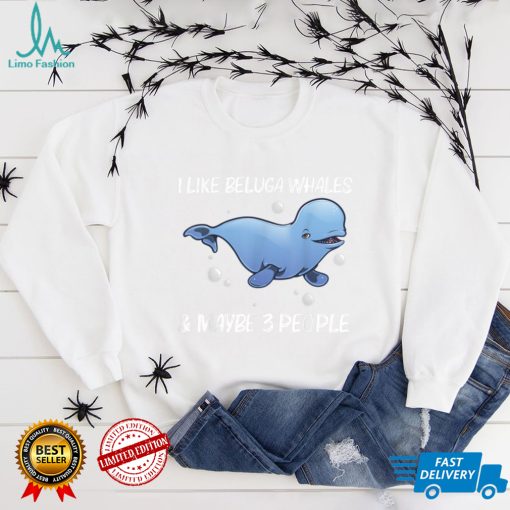 Cool Beluga Whale For Men Women Orca Whales Save The Ocean T Shirt