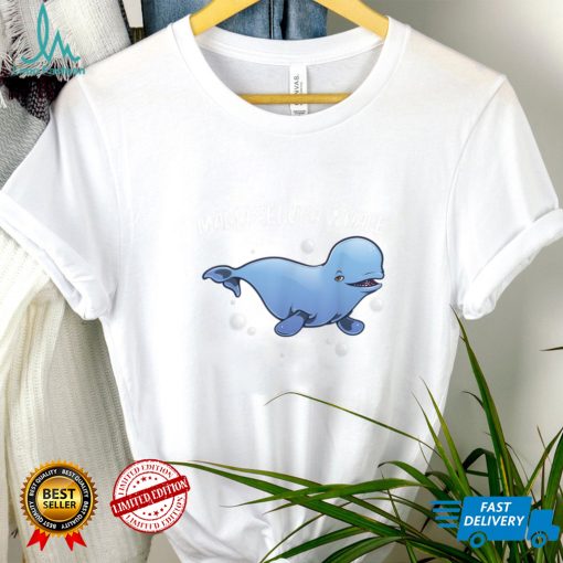 Cool Beluga Whale For Women Mom Orca Whales Save The Ocean T Shirt Copy (2)