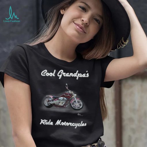 Cool Grandpa’s Ride Motorcycles T Shirt