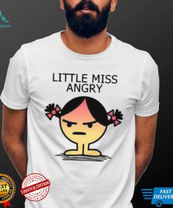 Cute Meme Angry Fitted Little Miss shirt