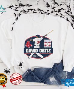 David Ortiz Boston Red Sox Baseball Hall of Fame 2022 Induction Shirt
