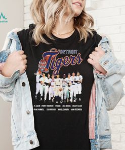 Detroit Tigers Legends Teams Players Signatures Shirt