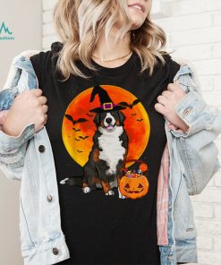 Dog Halloween Bernese Mountain Dog Jack O Lantern Pumpkin T Shirt