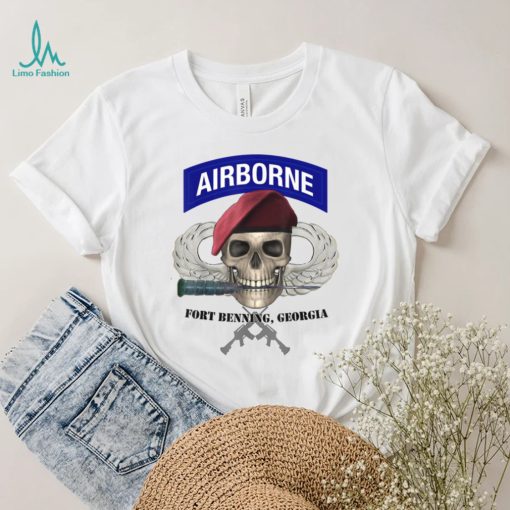 Fort Benning Army Base Airborne Training Columbus T Shirt