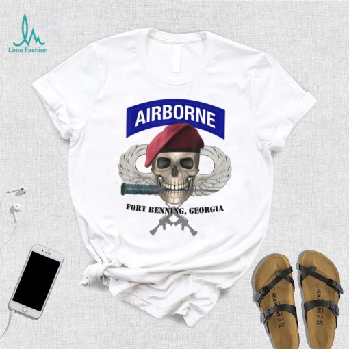 Fort Benning Army Base Airborne Training Columbus T Shirt