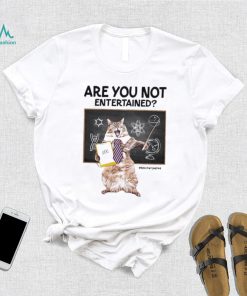 Funny Cat Teacher Are You Not Entertained T shirt