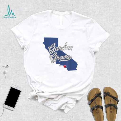 Garden Grove California CA Map T Shirt