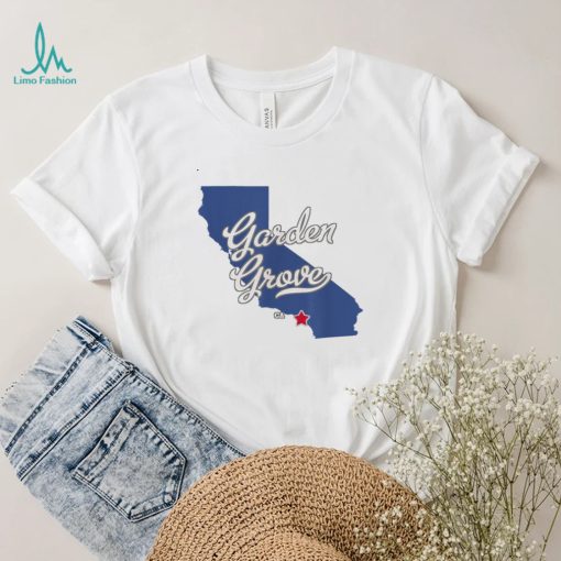 Garden Grove California CA Map T Shirt