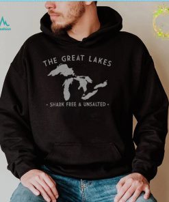 Great Lakes Shark Free And Unsalted Funny Vintage T Shirt