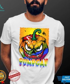 Halloween Scary Pumpkins Gay Proud LGBT Supporter Lover T Shirt