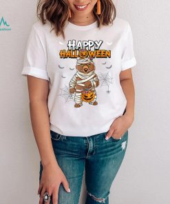 Happy Halloween Bear Mummy T Shirt