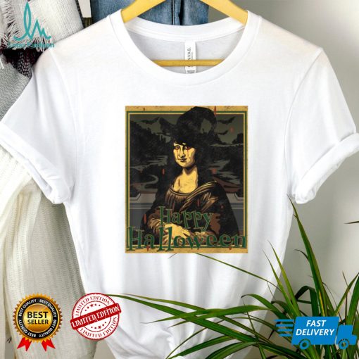 Happy Monalisa Halloween T Shirt