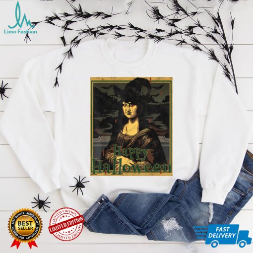 Happy Monalisa Halloween T Shirt