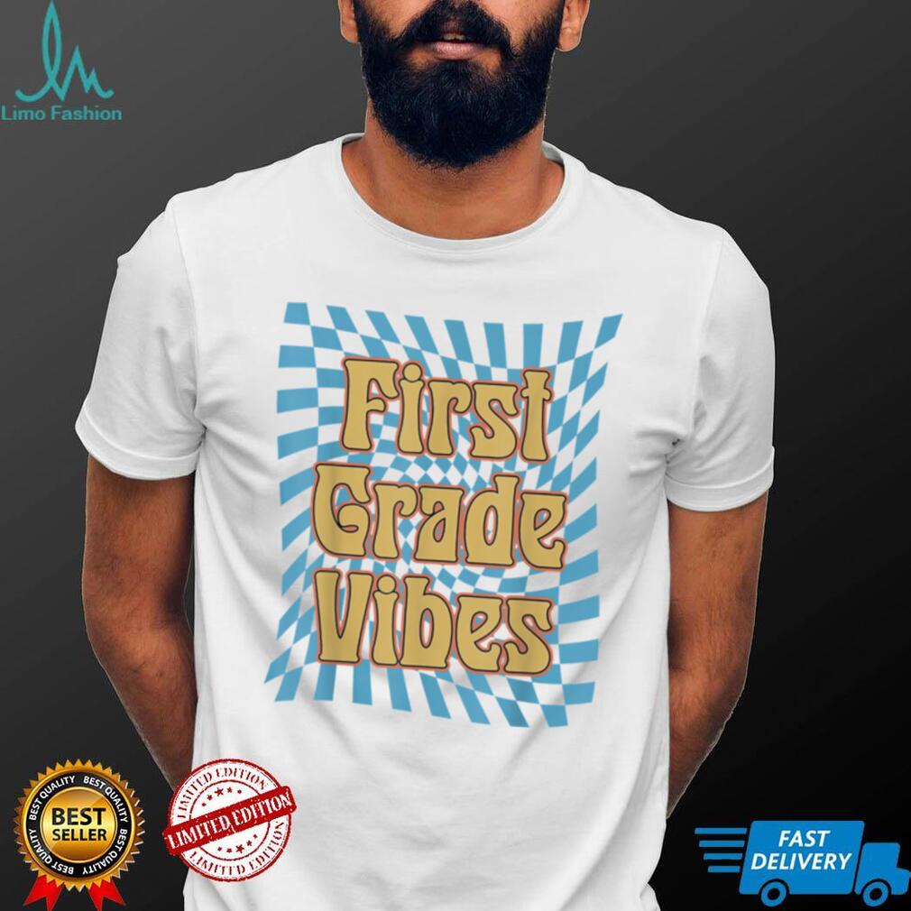 Hello First Grade Vibes Retro Teachers Kids Back To School T Shirt Hello First Grade Vibes Retro Teachers Kids Back To School T Shirt