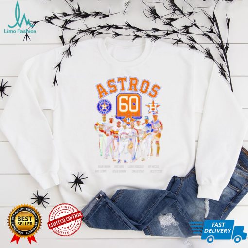 Houston Astros best players signatures shirt