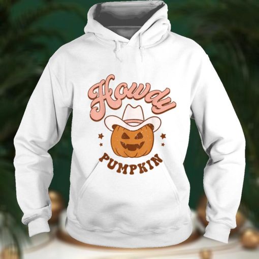Howdy Pumpkin Rodeo Western Country Fall Southern Halloween T Shirt 1