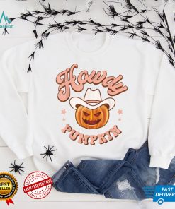 Howdy Pumpkin Rodeo Western Country Fall Southern Halloween T Shirt