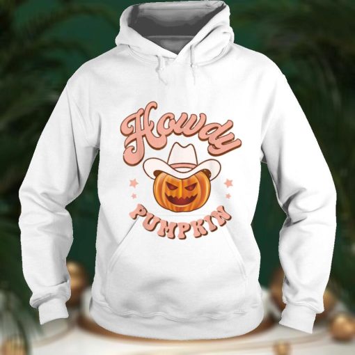 Howdy Pumpkin Rodeo Western Country Fall Southern Halloween T Shirt