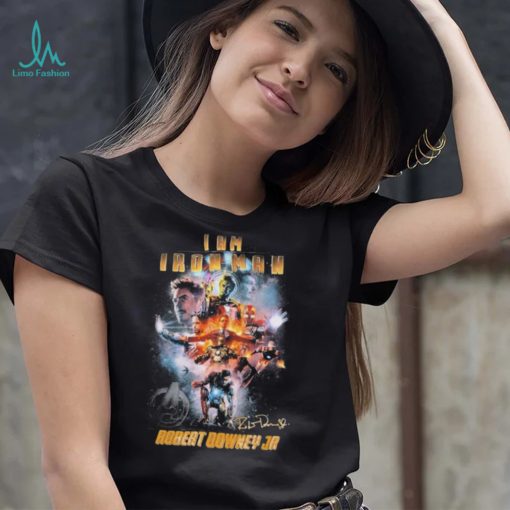 I Am Iron Man Robert Downey Jr Signature Shirt