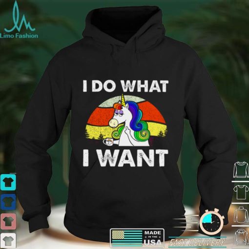 I Do What I Want Funny Unicorn Rainbow Lgbt shirt