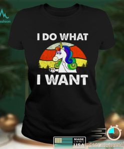I Do What I Want Funny Unicorn Rainbow Lgbt shirt